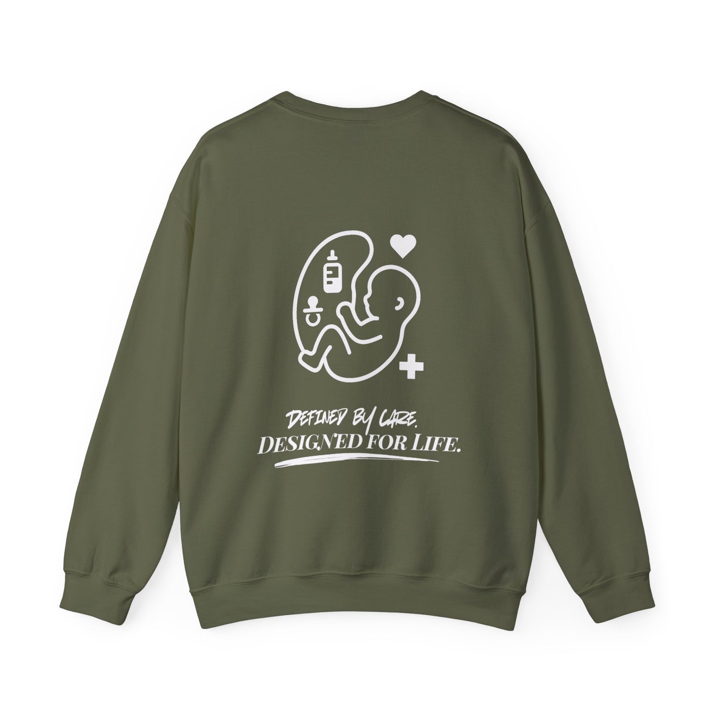 Baby Fetus Legacy Silhouette Unisex Sweater