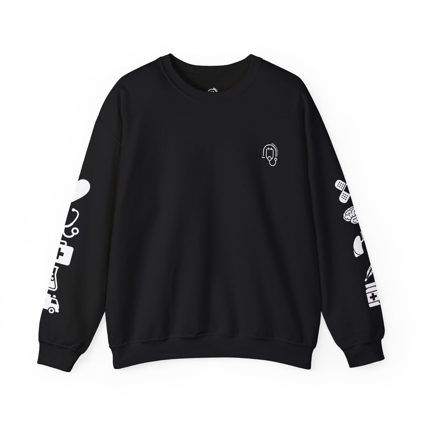 Lifeline Sleeve Icons Unisex Sweater