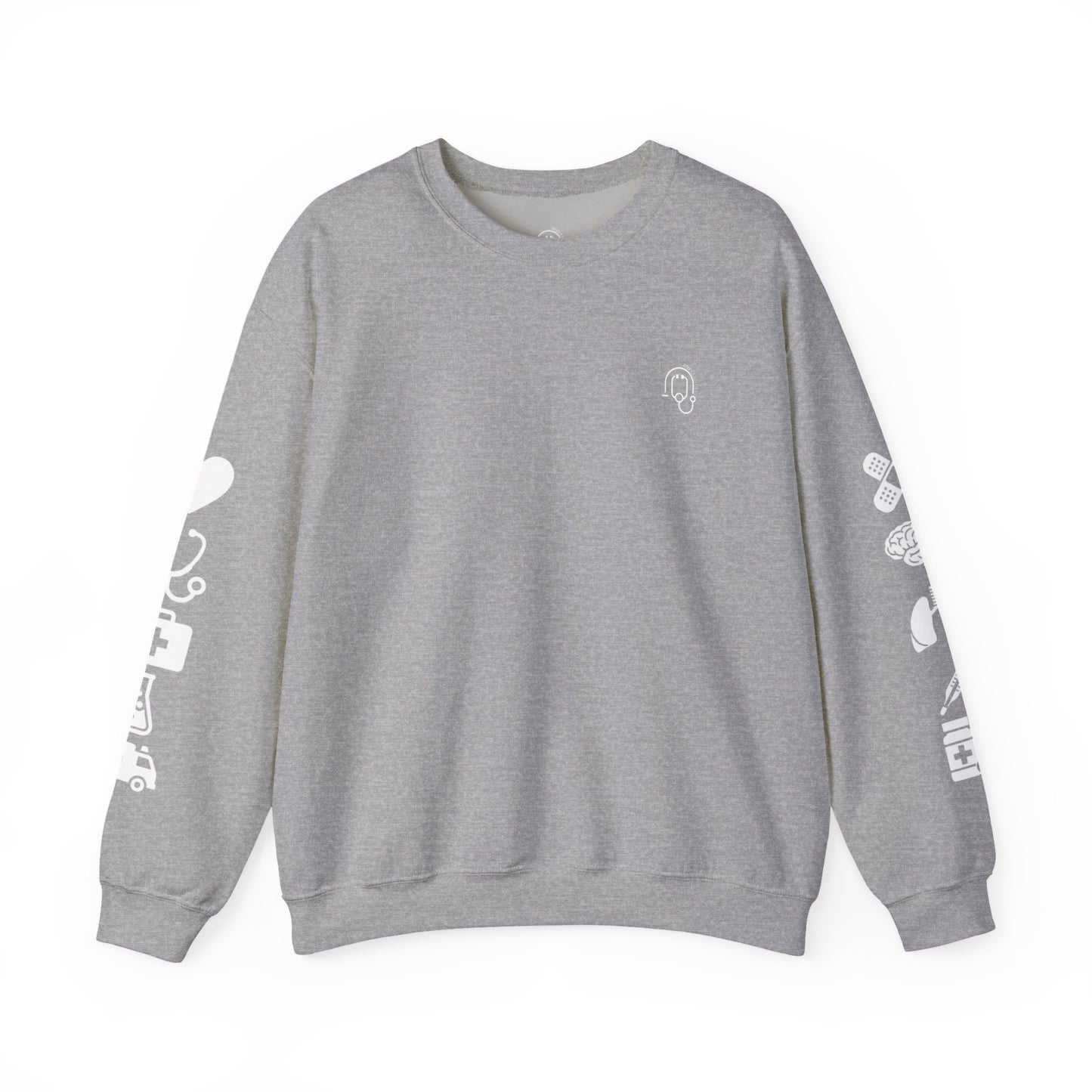 Lifeline Sleeve Icons Unisex Sweater