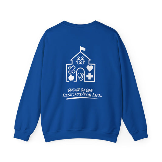 School/Clinic Building Legacy Silhouette Unisex Sweater