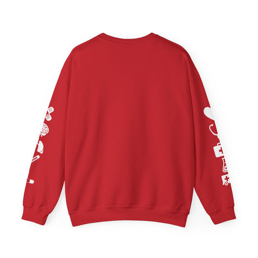 Lifeline Sleeve Icons Unisex Sweater