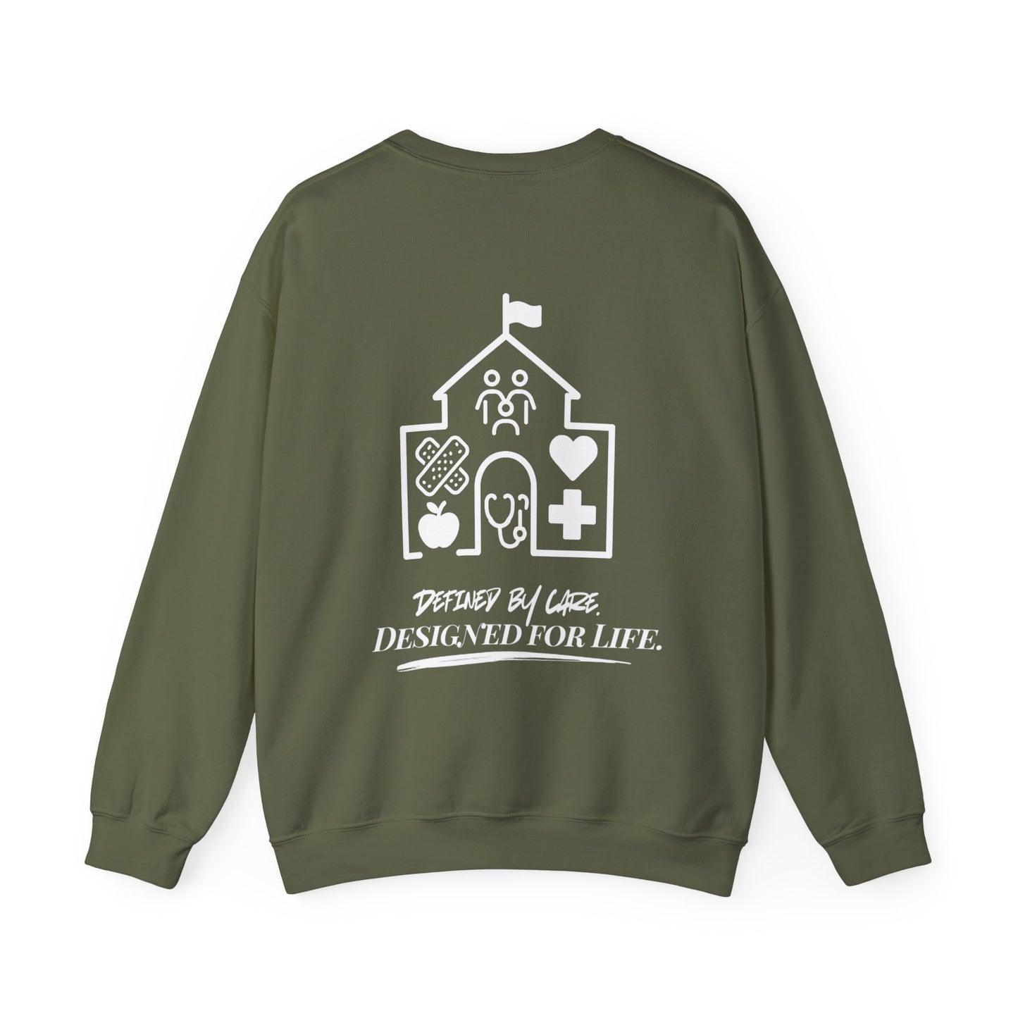 School/Clinic Building Legacy Silhouette Unisex Sweater