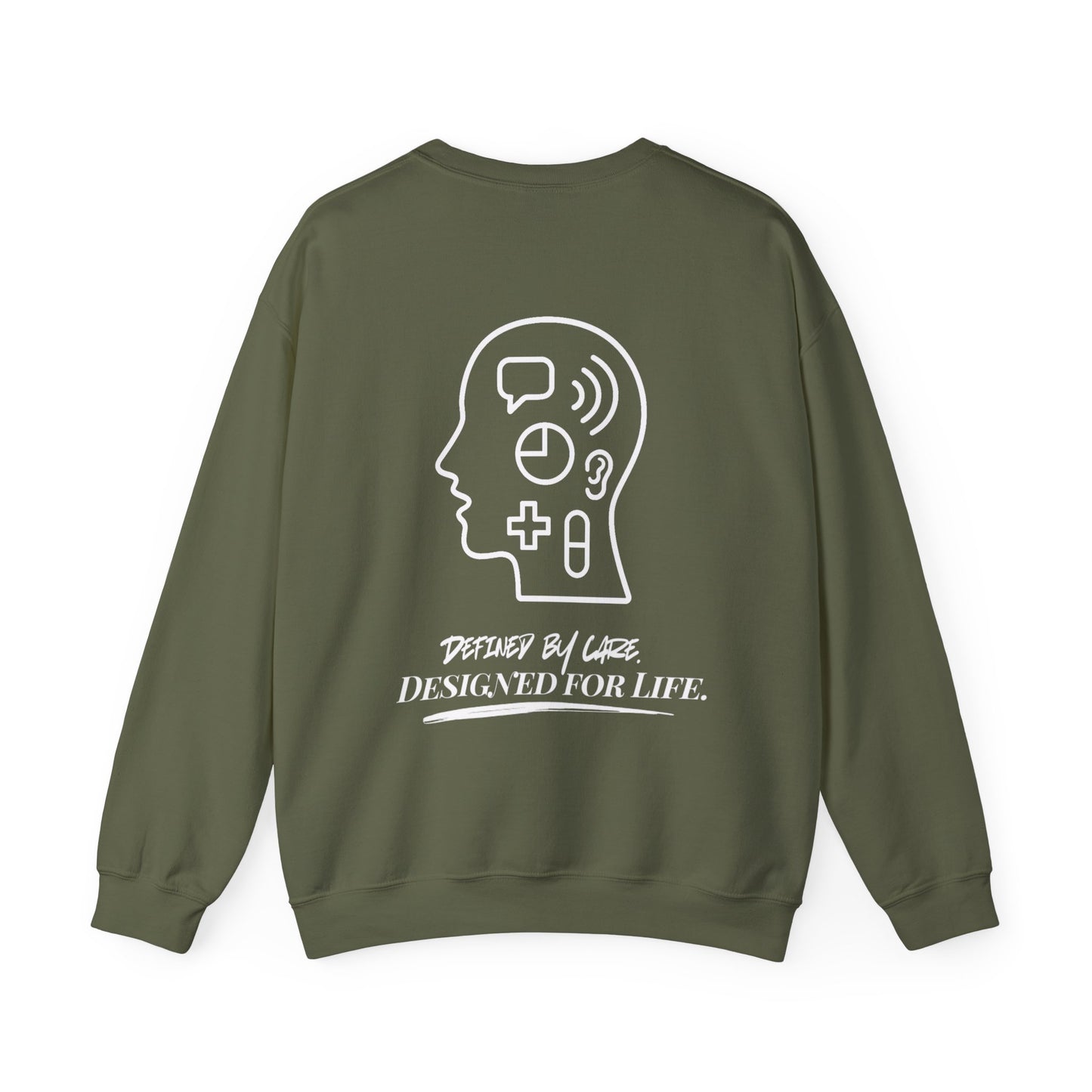 Side Face Profile Legacy Silhouette Unisex Sweater
