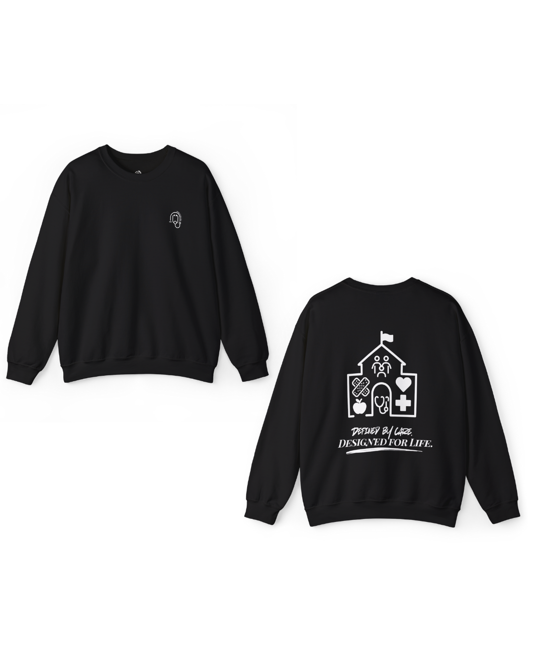School/Clinic Building Legacy Silhouette Unisex Sweater