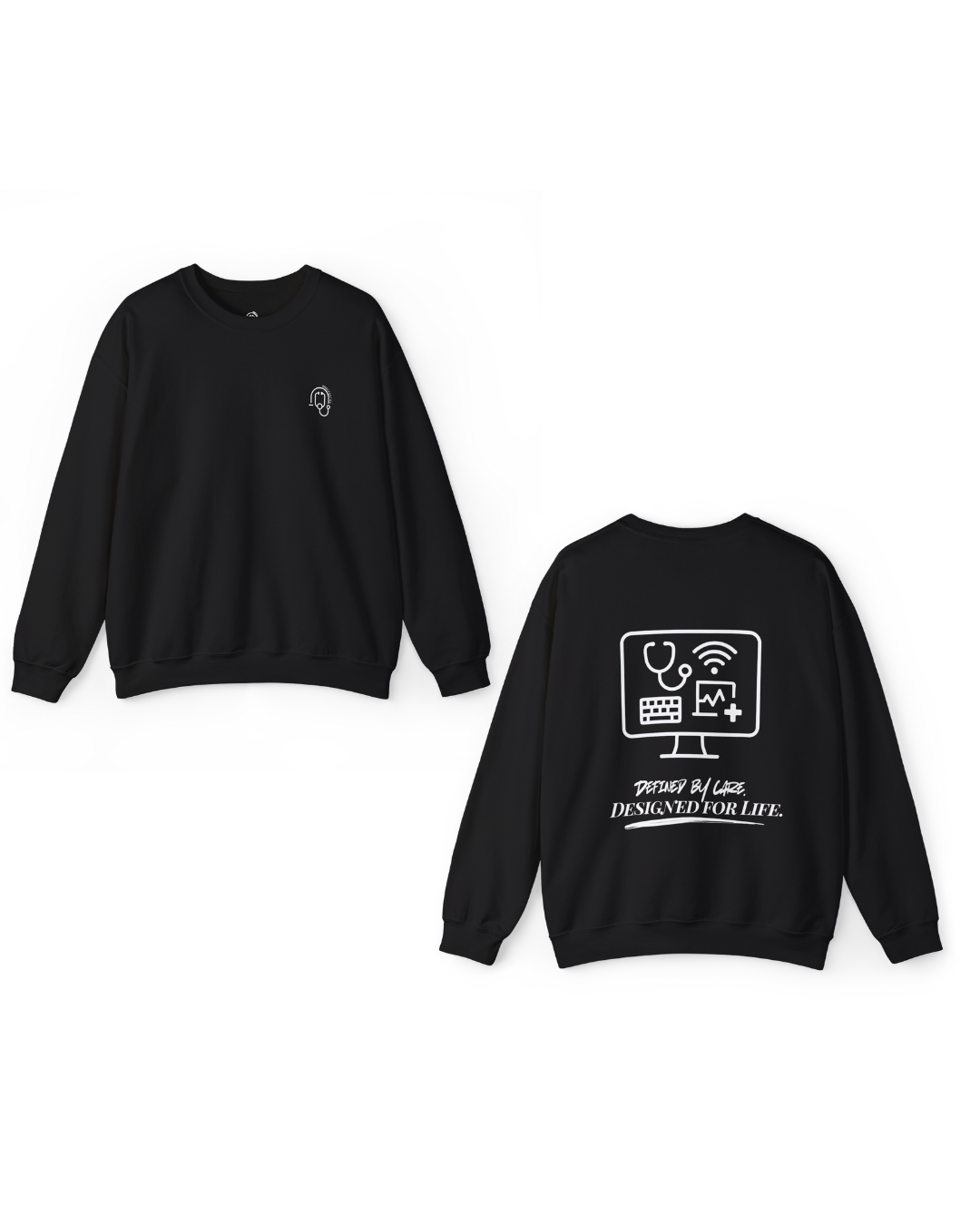 Desktop Monitor Legacy Silhouette Unisex Sweater