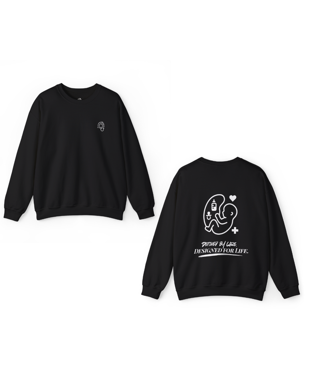 Baby Fetus Legacy Silhouette Unisex Sweater