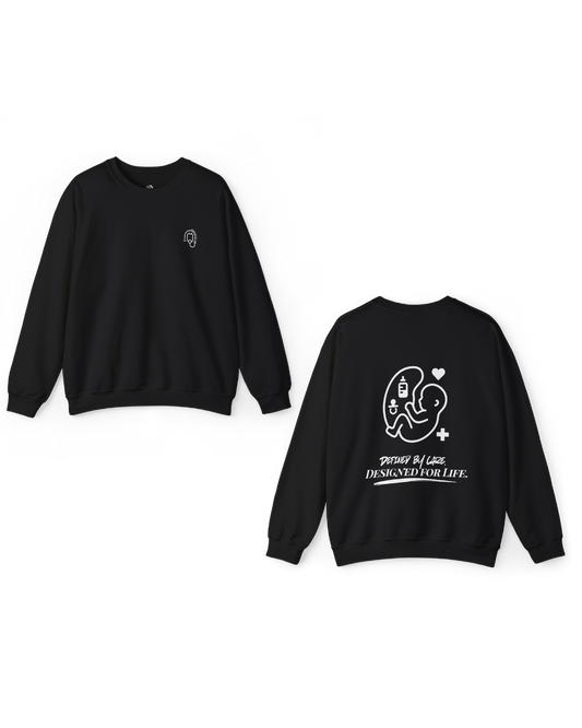 Baby Fetus Legacy Silhouette Unisex Sweater