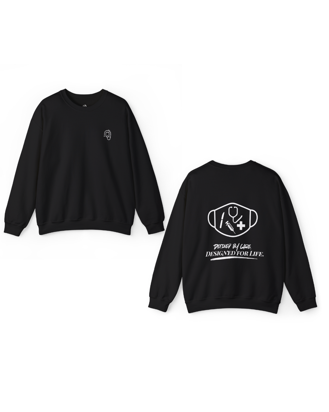 Surgical Mask Legacy Silhouette Unisex Sweater