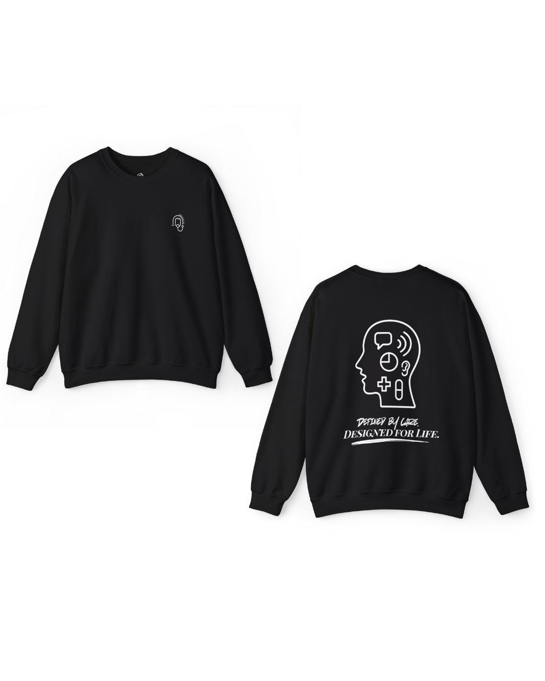 Side Face Profile Legacy Silhouette Unisex Sweater