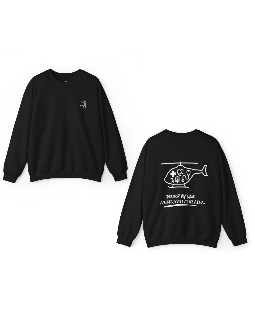 Helicopter Legacy Silhouette Unisex Sweater