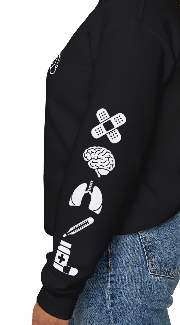 Lifeline Sleeve Icons Unisex Sweater