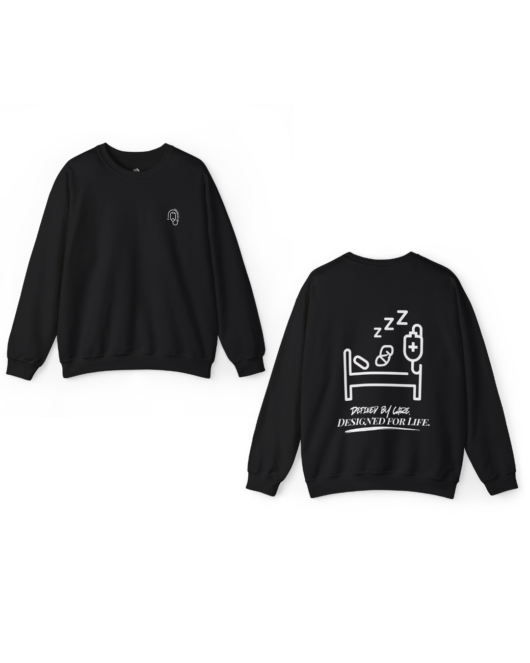 Hospital Bed Legacy Silhouette Unisex Sweater