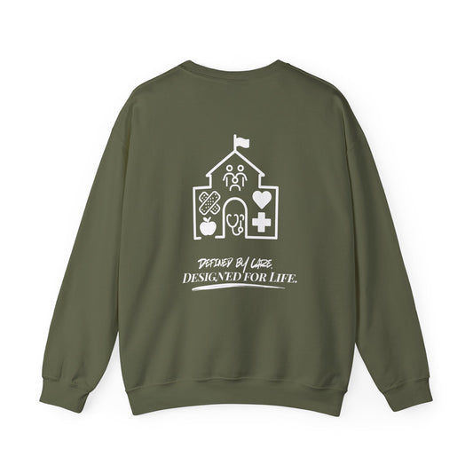 School/Clinic Building Legacy Silhouette Unisex Sweater